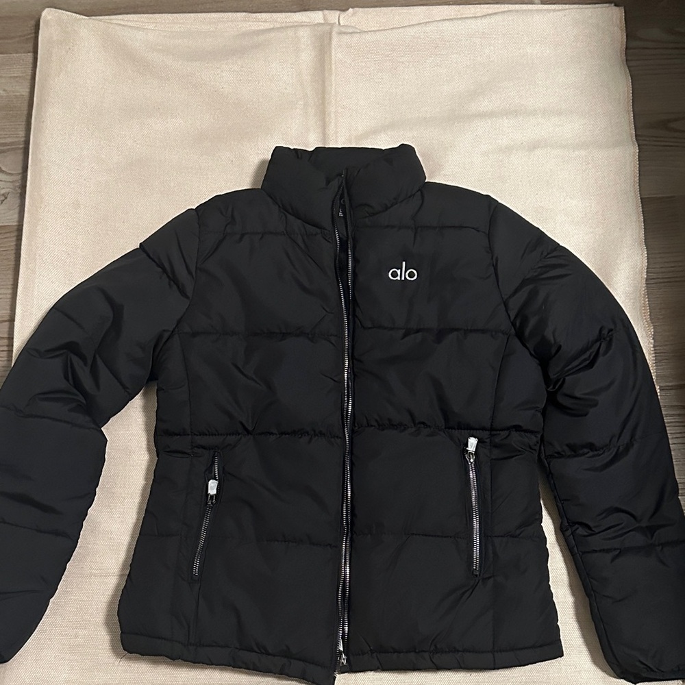ALO Yoga Black Quilted Jacket